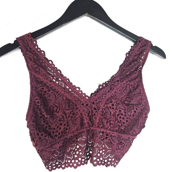 Altar'd State Other - NWT Altar'd State Red Burgundy Eyelet Lace Bralette